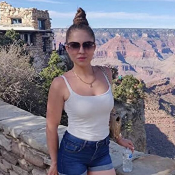 Retro Dark Grey Gold Ombre Oversized‎ Square Rectangle Rimless Sunglasses - Picture 2 of 8